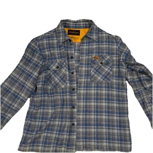 Rara flanella Hawthorne Holy Smokes made in USA taglia XL 100% cotone pesante - Foto 1 di 7