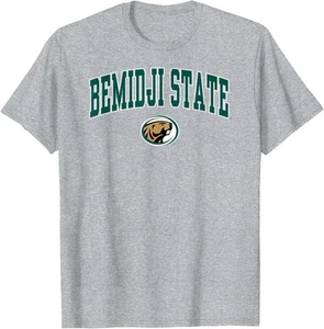 Camiseta Bemidji State Beavers Arch Over gris con licencia oficial - Imagen 1 de 4