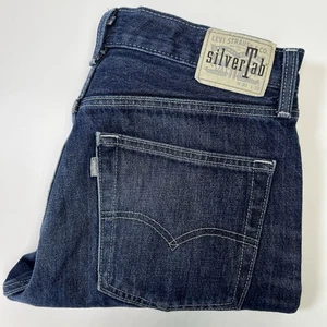Levi Strauss & Co Silver Tab Jeans Dark Wash Mens 30 X 32 in - Picture 1 of 18