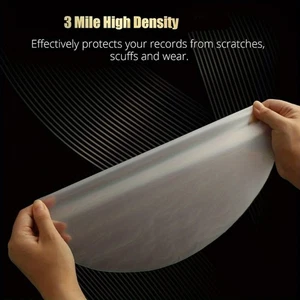 Clear Protections for Records Single Double Triple 50 Pack Polypropylene Sleeves - Picture 1 of 8