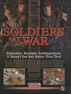 Soldiers At War Print Ad/Poster Art PC Big Box - Bild 1 von 2