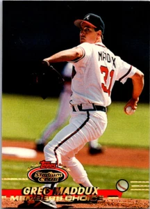 Tarjeta de béisbol Greg Maddux 1993 Stadium Club #750 solo para miembros - Imagen 1 de 2