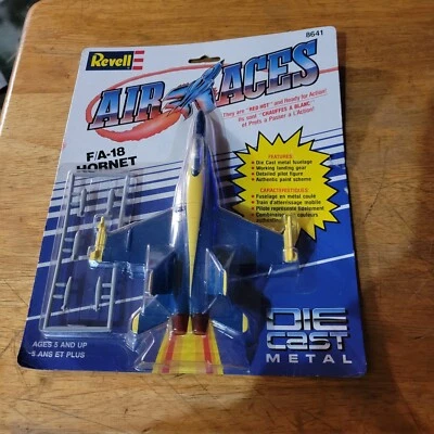 REVELL F/A-18 HORNET EE. UU. NAVY AIR ACE NUEVO SELLADO 1990 #8641 MAVERICK, TOP GUN Foto 1 de 2