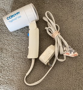 Las mejores ofertas en Secador Conair Blanco Mango Plegable Secador de pelo  | eBay