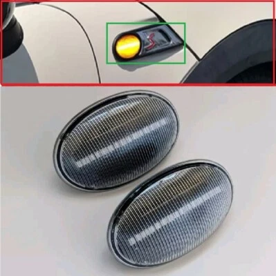 R56 MINI Cooper S JCW LED Dynamic Sequential Flowing Indicators Repeaters Clear - Image 1 of 4