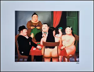 FERNANDO BOTERO * Card Players * 65 x 50 cm * Lithografie * limitiert # 36/300 - Bild 1 von 9