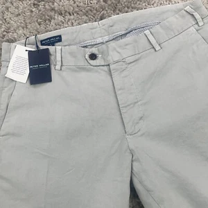 Peter Millar Crown Crafted Concorde Garment Dyed Pants Men's Size 34 Gray $200 - Picture 1 of 15