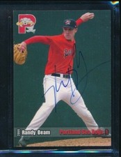2006 Grandstand Portland Sea Dogs Randy Beam signed auto autograph swsw6