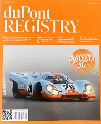 DuPont Registry Magazine DECEMBER 2024 BRAND NEW Issue No. 475 - Image 1 of 4