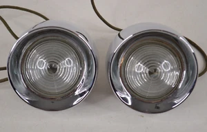 1955 Studebaker President Rear Reverse Back Up Lights Housings Chrome NOS? - Picture 1 of 8