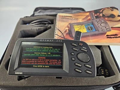 Garmin GPSMap 295 Aviation Color Gps BUNDLE, Mounting Bracket,Cables,Antenna - Image 1 of 4