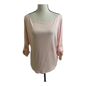 Lauren Ralph Lauren Damen Bluse 3/4 Rollarm Rundhals Rosa. Große - Bild 1 von 10
