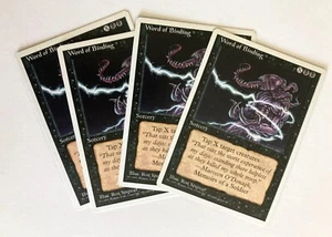 Word of Binding (4) Fourth Edition NM MTG Magic the Gathering - Picture 1 of 1