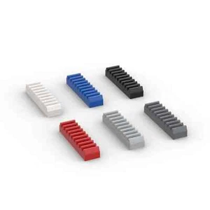 100 PCS 3743 Parts Hight-Tech Gear Rack 1x4 Building Blocks DIY Bricks Toys - Picture 1 of 12