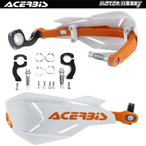 PARAMANI ACERBIS X-FACTORY BARRA IN ACCIAIO (KIT D.22mm D.28.6mm) BIANCO ARANCIO - Foto 1 di 1