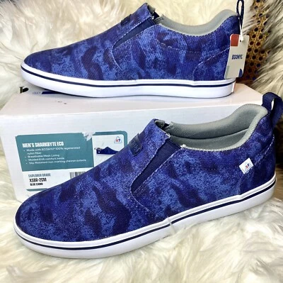 Zapatos de cubierta sostenibles Xtratuf Sharkbyte para hombre azul camuflaje talla 10,5 nuevos envío rápido Foto 1 de 4