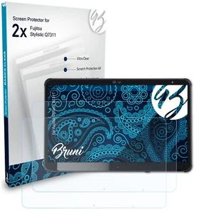 Bruni 2x Protective Film for Fujitsu Stylistic Q7311 Screen Protector - Picture 1 of 4