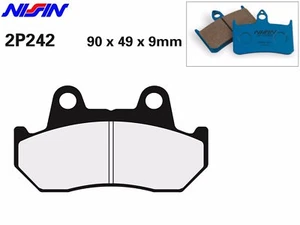 2 Plaquettes frein Avant Nissin 2P-242NS Semi-métal Honda CB750F 1981-1982  - Imagen 1 de 2