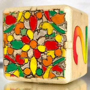 Luminous Light: Strahlende Glasmalerei - Backgammon-Doppelwürfel - 36 mm - Bild 1 von 9