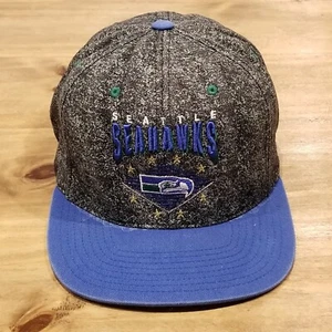 Seattle Seahawks Hat Cap Snap Back Mitchell & Ness Vintage NFL Collection - Picture 1 of 12