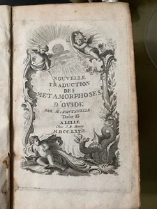 1772 OVID Metamorphoses Greek & Roman Mythology Illustrated FR Antoine DuClairon - Picture 1 of 14
