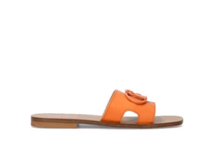 LIU JO Ciabatta donna arancio in pelle - Imagen 1 de 5