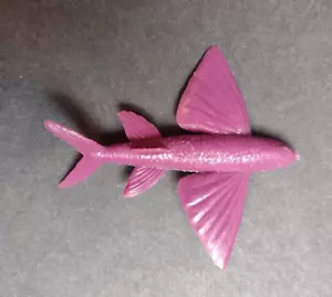 Vintage Marx Deep Sea Creature MPC plastic - Purple Flying Fish #17 - Picture 1 of 4