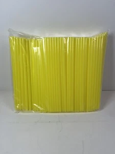 Yellow Smoothie Straws 10”x.28” Package Of 250 - Picture 1 of 3