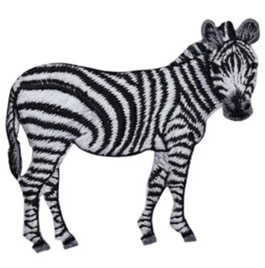Zebra Applique Patch - Animal, Safari, Zookeeper Badge 2.5" (Iron on) - Picture 1 of 1