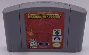 Cartucho Mission Impossible Nintendo 64 N64 solo auténtico/probado - Imagen 1 de 2