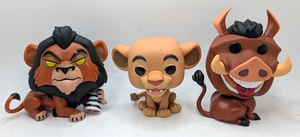 Funko Pop! Disneys The Lion King Lot Scar 1144 Nala 497 and Pumbaa 498 NO Boxes - Picture 1 of 13