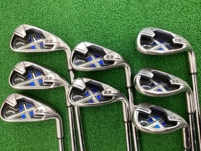 Juego de hierros Callaway X-22 X22 5I - 9I PW AW SW 8 palos N.S.PRO 950GH... - Imagen 1 de 4