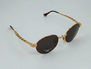 GFF Gianfranco Ferrè Vintage Sunglasses Gold Colour Mod GFF 282/S PR8 Italy - Picture 1 of 15