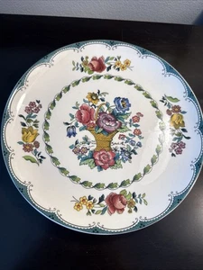 "Plato de ensalada vintage Spode Avondale cesta de flores 8,33""" - Imagen 1 de 7