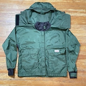 Vintage 80s Orvis Fly Fishing Jacket Size Medium Wading Green SST 70s Deadstock - Picture 1 of 22