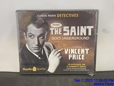 The Saint Goes Underground (Classic Radio Detectives) Audiobook New Sealed RARE — 第 1/3 张图片