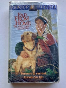 Far From Home (VHS, 1995) Brandneu Versiegelt Abenteuer des gelben Hundes Film - Bild 1 von 4