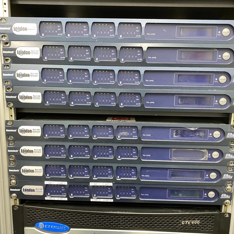 BSS Soundweb London Blu-160 Audio DSP Signal Processor BLU160 - Image 1 of 4