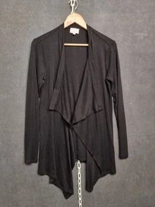 Witchery Black Merino Wool Open Front Cardigan Sweater Women’s Size S - Picture 1 of 15