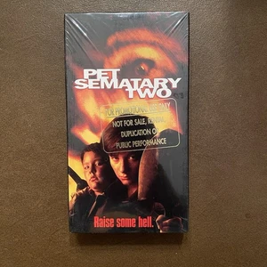 Pet Sematary II VHS 1993 Screener Promo Tape Brand New Sealed - Picture 1 of 6
