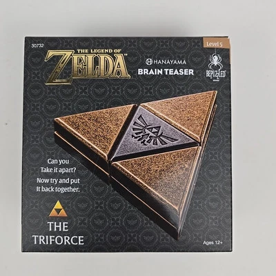 Nintendo Legend of Zelda Triforce Hanayama Brain Teaser Foto 1 de 4
