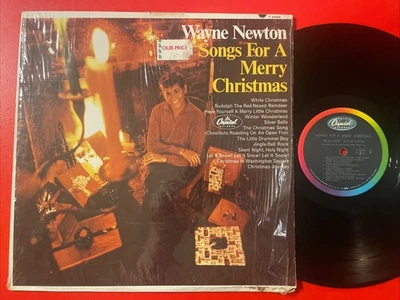 Wayne Newton / Songs For A Merry Christmas LP Capitol Mono + Shrink VG+!!!! - Image 1 of 4