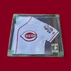 Authentic Cincinnati Reds 21x19 Framed Jersey + Rob Dibble Fleer Card - Picture 1 of 8