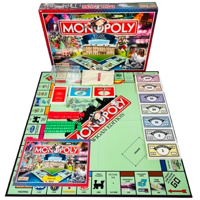 Monopoly Wigan Edition Board Game Winning Moves 2005 Limited Edition   - Image 1 of 4