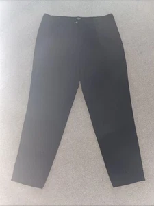 Womens Plus Size 16 Black Tapered High Rise Trousers BOOHOO - Size 20 - Picture 1 of 5