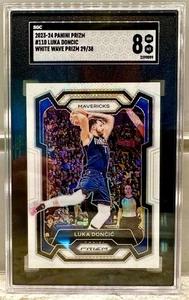 2023 Panini Prizm Basketball Luka Doncic White Wave Prizm 29/38! MAVS / LAKERS! - Picture 1 of 2