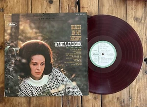 Wanda Jackson – Blues In My Heart .. Japan Test Pressing Red Vinyl LP - Picture 1 of 4