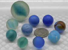 GENUINE BEACH SEA GLASS VINTAGE MARBLES LOT SURF TUMBLED HARD TO FIND! RARE!