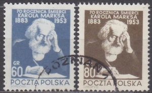 POLONIA - 1953 KARL MARX - JUEGO COMPLETO Mi.: 795-796 - usado - Imagen 1 de 1
