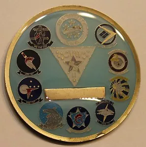 Carrier Air Wing Eleven CVW-11 Shellback Navy Challenge Coin - Picture 1 of 2